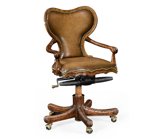 Adjustable Kidney Desk Chair