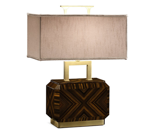 Tea Caddy Macassar Table Lamp