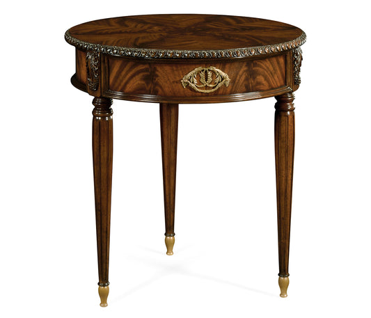 Round Buckingham End Table
