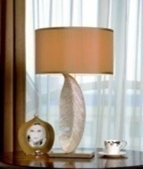 Silver Leaf Table Lamp