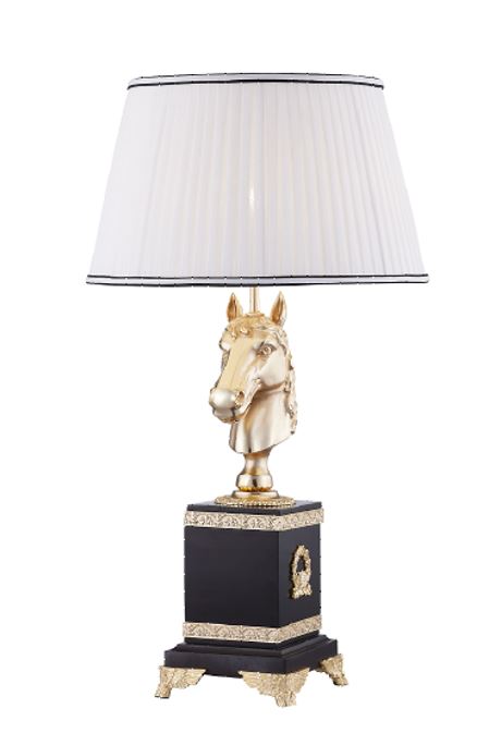 Brass & Marble Table Lamp